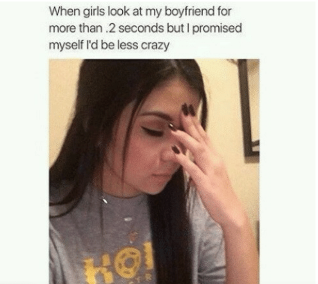 crazy girlfriends be like meme
